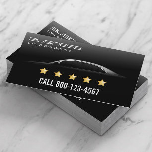 Professional Limo & Taxi Service 5 sterren Visitekaartje