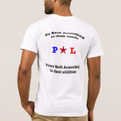 Professional links t-shirt (Achterkant)