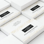 Professional Logo Glitter Visitekaartje