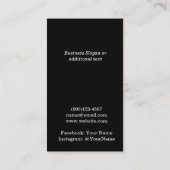 Professional Logo Gold QR-code Visitekaartje (Achterkant)