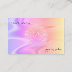Professional Lotus Ombre Holographic Visitekaartje