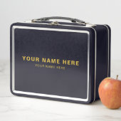 Professional Lunchbox Featuring Your Name and Role (In situ)