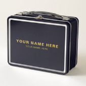 Professional Lunchbox Featuring Your Name and Role (Voorkant)