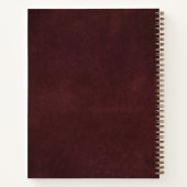 Professional Luxe Gold Monogram Notitieboek (Achterkant)