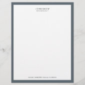 Professional Luxe Letterhead Briefhoofd Ontwerp (Voorkant)