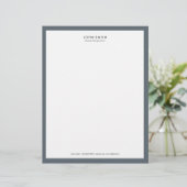 Professional Luxe Letterhead Briefhoofd Ontwerp (Staand voorkant)