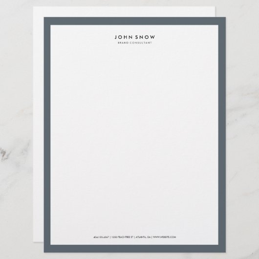 Professional Luxe Letterhead Briefhoofd Ontwerp (Voorkant / Achterkant)