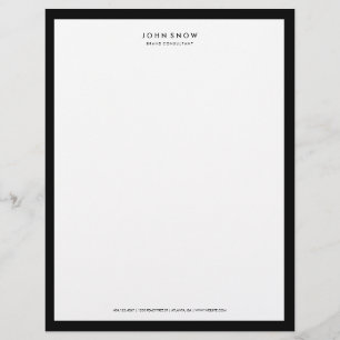 Professional Luxe Letterhead Gepersonaliseerd Briefhoofd