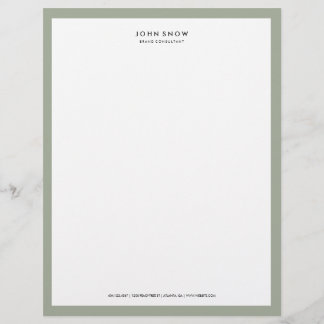 Professional Luxe Letterhead Persoonlijk Briefhoofd