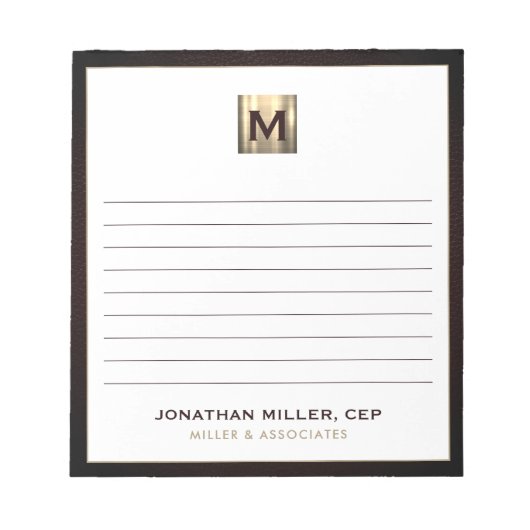 Professional Luxe Notitieblok (Voorkant)