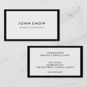 Professional Luxe Visitekaartje (Voorkant / Achterkant)