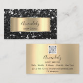 Professional Luxury Gold Glitter-back-Lijst Visitekaartje (Voorkant / Achterkant)