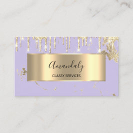 Professional Luxury Gold Royal Marble Paarse Viole Visitekaartje