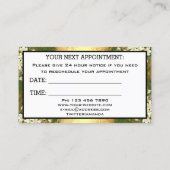 Professional Makeup Appointing Custom Gold Logo Visitekaartje (Achterkant)
