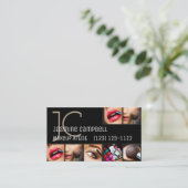 Professional Makeup Artist Beauty Salon Visitekaartje (Staand voorkant)