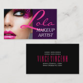 Professional Makeup Artist Card Visitekaartje (Voorkant / Achterkant)
