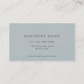 Professional Makeup Artist Elegant Monogram Green Visitekaartje (Achterkant)