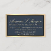 Professional Makeup Artist Eyelash Gold Roky Blue Visitekaartje (Achterkant)