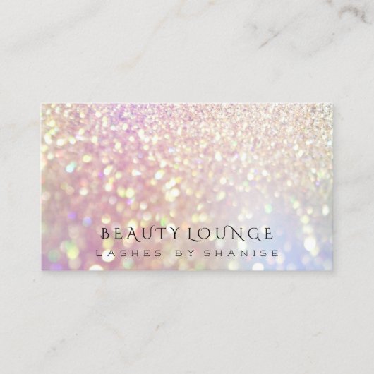 Professional Makeup Artist Eyelash Studio Afsprakenkaartje (Voorkant)