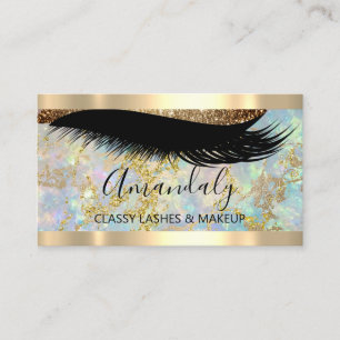 Professional Makeup Artist Eyelash UniqueHolograph Visitekaartje