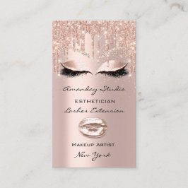 Professional Makeup Artist Eyelashes Hairdesser Visitekaartje