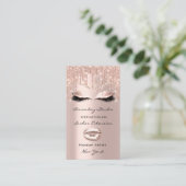 Professional Makeup Artist Eyelashes Hairdesser Visitekaartje (Staand voorkant)