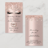 Professional Makeup Artist Eyelashes Hairdesser Visitekaartje (Voorkant / Achterkant)