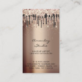 Professional Makeup Artist Eyelashes Roos Gold Visitekaartje (Achterkant)