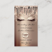 Professional Makeup Artist Eyelashes Roos Gold Visitekaartje (Voorkant)