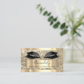 Professional Makeup Artist Lash Eyes Glitter Spark Visitekaartje (Staand voorkant)