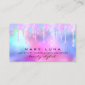 Professional Makeup Artist Lash Holografen Social Visitekaartje (Voorkant)