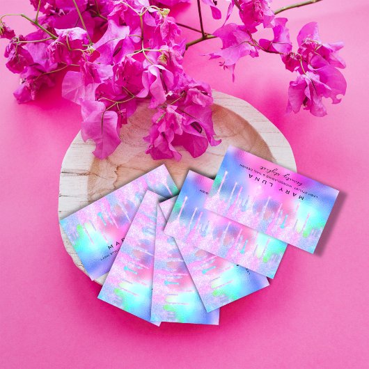 Professional Makeup Artist Lash Holografen Social Visitekaartje