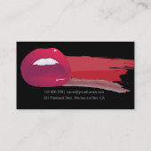 Professional Makeup Artist MUA Visitekaartje (Achterkant)