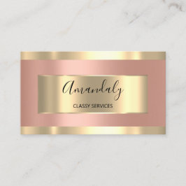 Professional Makeup Artist Roos Gold Lashes Visitekaartje