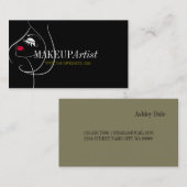 Professional Makeup Artist Visitekaartje (Voorkant / Achterkant)
