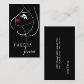 Professional Makeup Artist Visitekaartje (Voorkant / Achterkant)