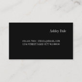 Professional Makeup Artist Visitekaartje (Achterkant)