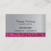 Professional Makeup Artist Visitekaartje (Achterkant)