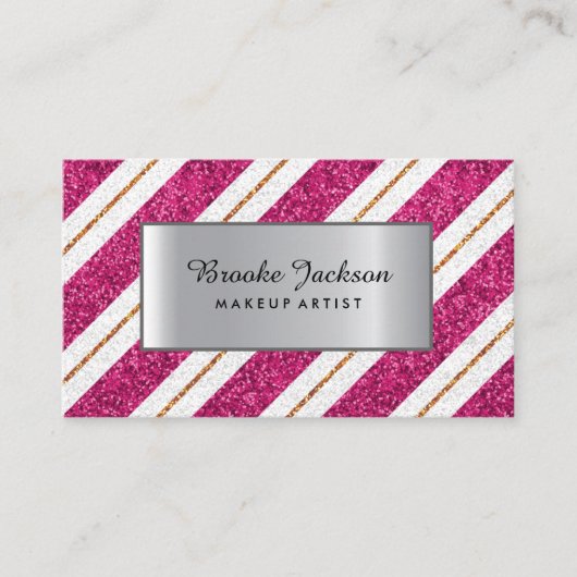 Professional Makeup Artist Visitekaartje (Voorkant)