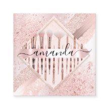 Professional Makeup artistieke Logo penselen Roos 