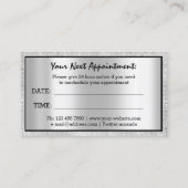 Professional Makeup Eyelash Brows Appointment Visitekaartje (Achterkant)