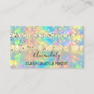 Professional Makeup Eyelash Cosmetic Holograph SPA Visitekaartje