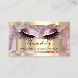 Professional Makeup Eyelash Extension Marble QR Visitekaartje