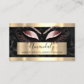 Professional Makeup Eyelash Extension Roos Marble Visitekaartje (Voorkant)