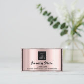 Professional Makeup Eyelash-Logo Benoemingskaart Visitekaartje (Staand voorkant)