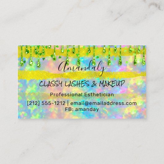 Professional Makeup Eyelash Microblade Princess Visitekaartje (Achterkant)