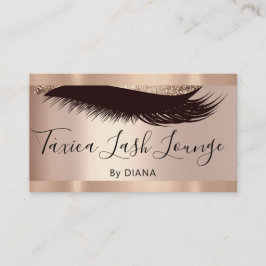Professional Makeup Eyelash Roos Glitter QRCODE Visitekaartje