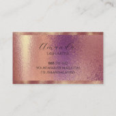 Professional Makeup Lash Artist estheticiste Glitt Visitekaartje (Achterkant)
