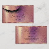 Professional Makeup Lash Artist estheticiste Glitt Visitekaartje (Voorkant / Achterkant)