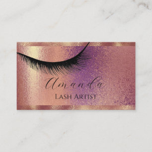 Professional Makeup Lash Artist estheticiste Glitt Visitekaartje